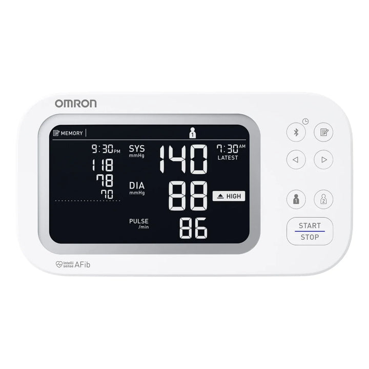Omron Platinum Upper Arm Blood Pressure Monitor BP5465 AFib Screen [Bluetooth]